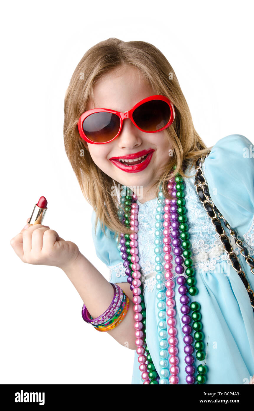 Little in funny fashion concept Stock Photo - Alamy