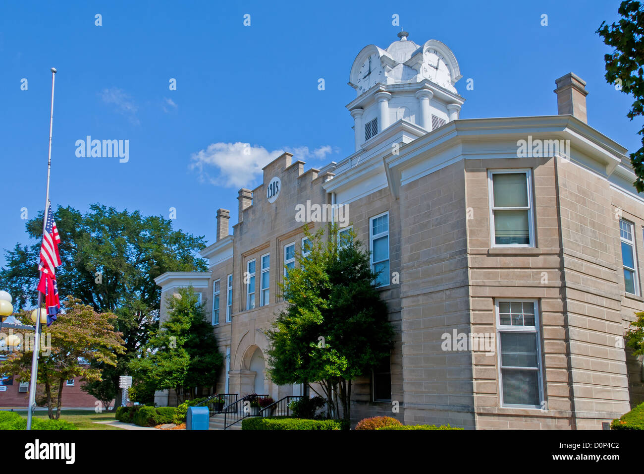 Cumberland County Courthouse in Crossville, Tennessee USA Stock Photo