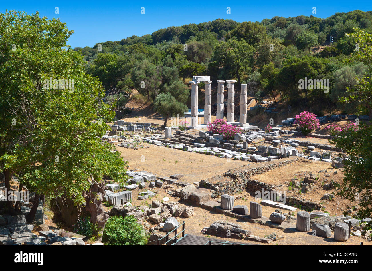 Temple Of The Great Gods At Samothraki Island In Greece Stock Photo - Alamy