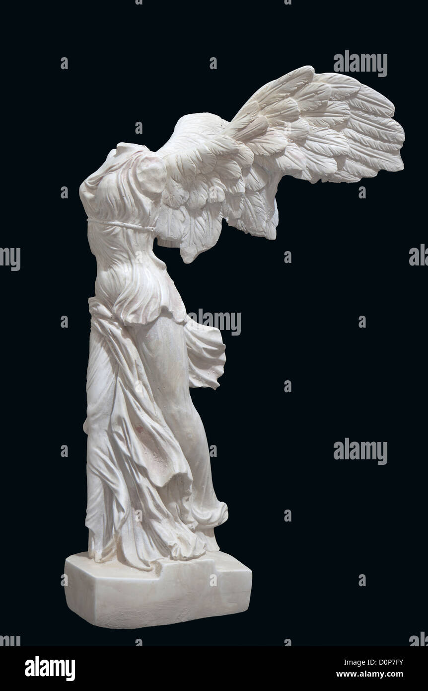 Greek classical statue of 'Nike' from Samothrace or Winged Victory Stock  Photo - Alamy