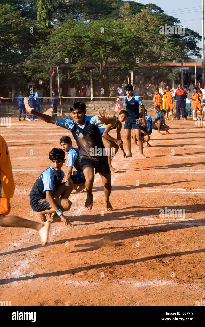 Playing Kho Kho at Coimbatore, Tamil Nadu,India Stock Photo - Alamy