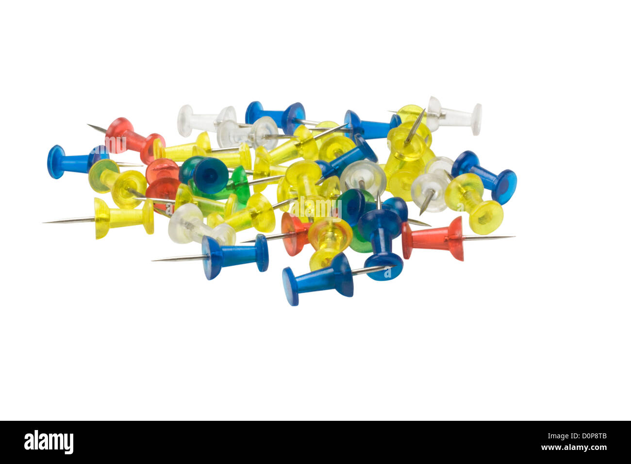 Closeup of thumbtacks Stock Photo Alamy