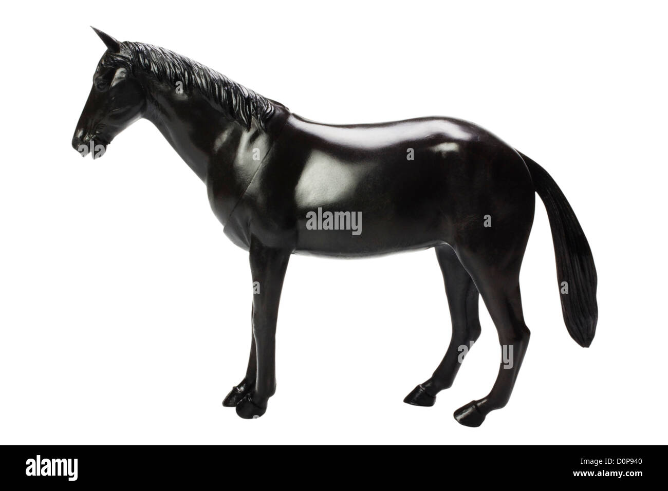 Close-up of a figurine of horse Stock Photo