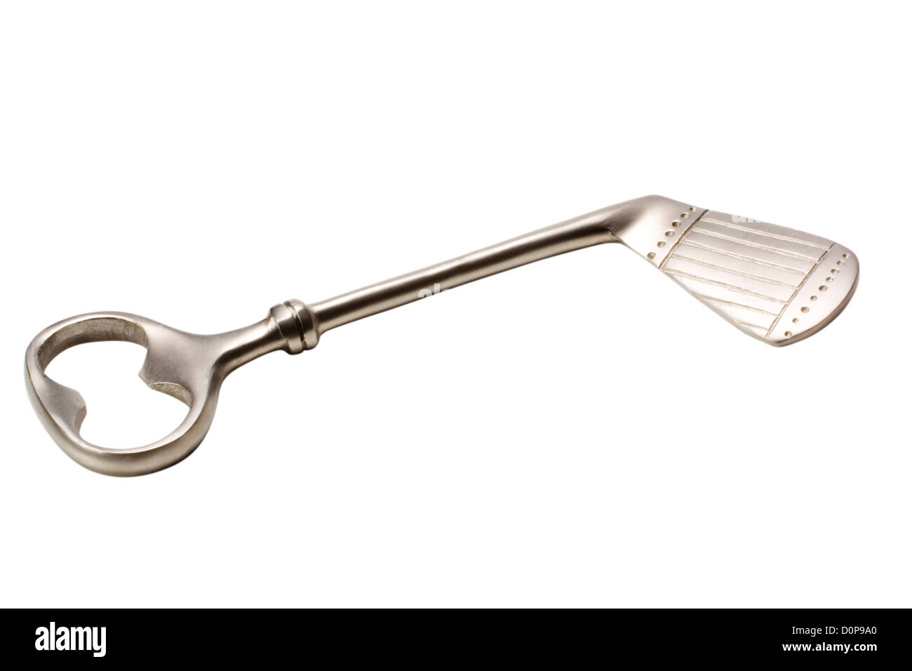 Closeup of a golf club shaped bottle opener Stock Photo Alamy