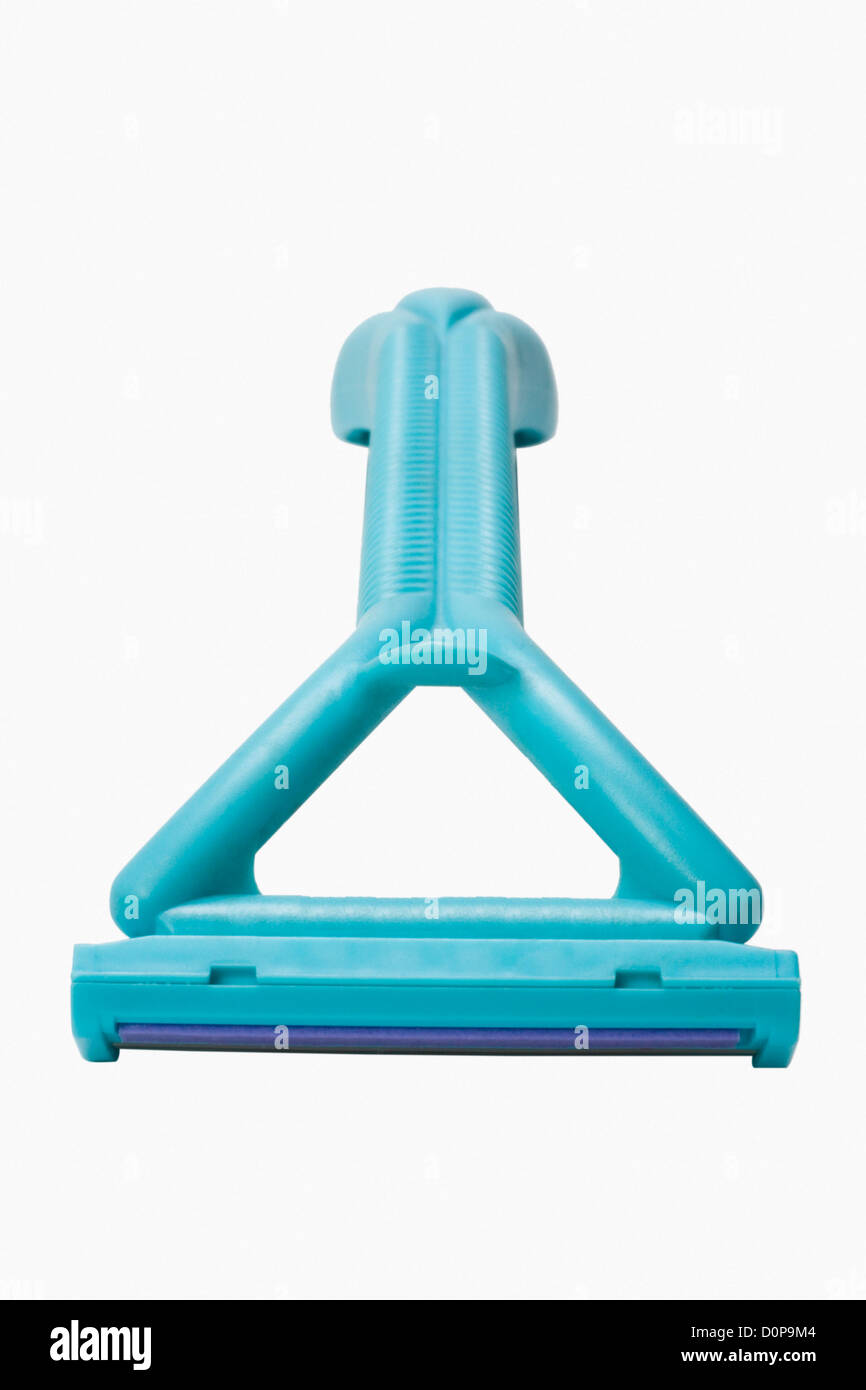 Close-up of a twin blade razor Stock Photo - Alamy