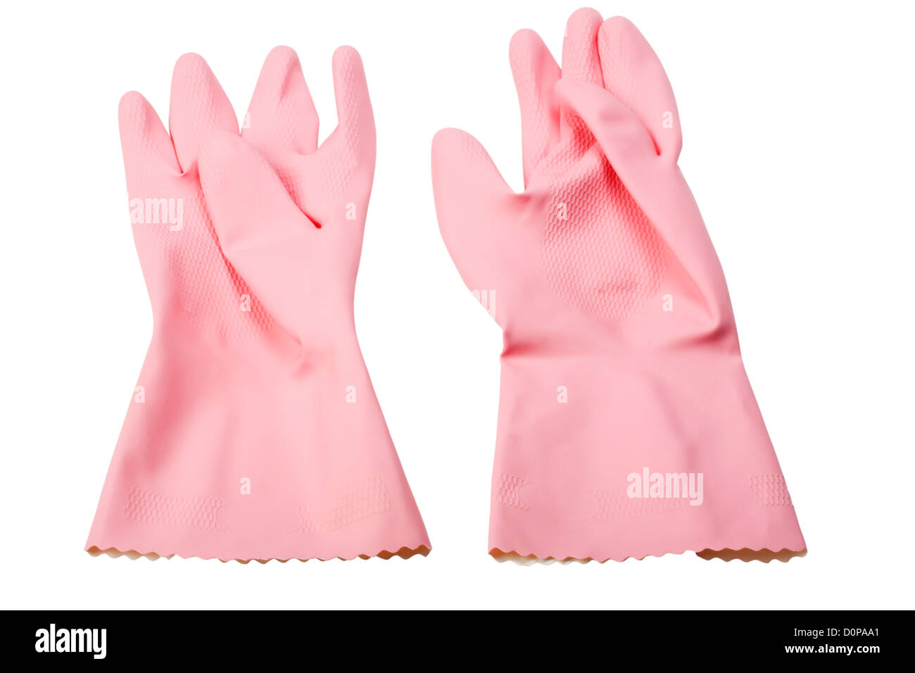 Closeup of a pair of washing up gloves Stock Photo Alamy