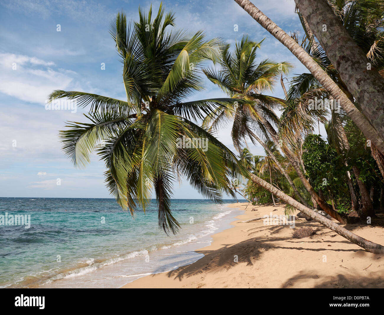 lonely beach of Punta Ufa; Puerto Viejo de Talamanca; Costa Rica; Central America Stock Photo