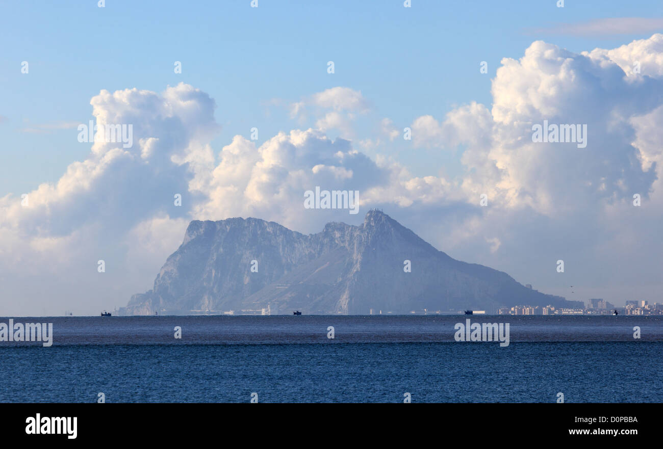 The Rock of Gibraltar Stock Photo