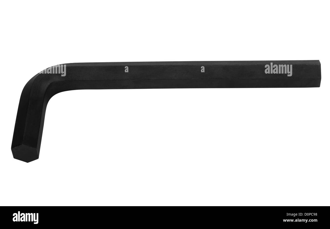 Closeup of an Allen key Stock Photo Alamy