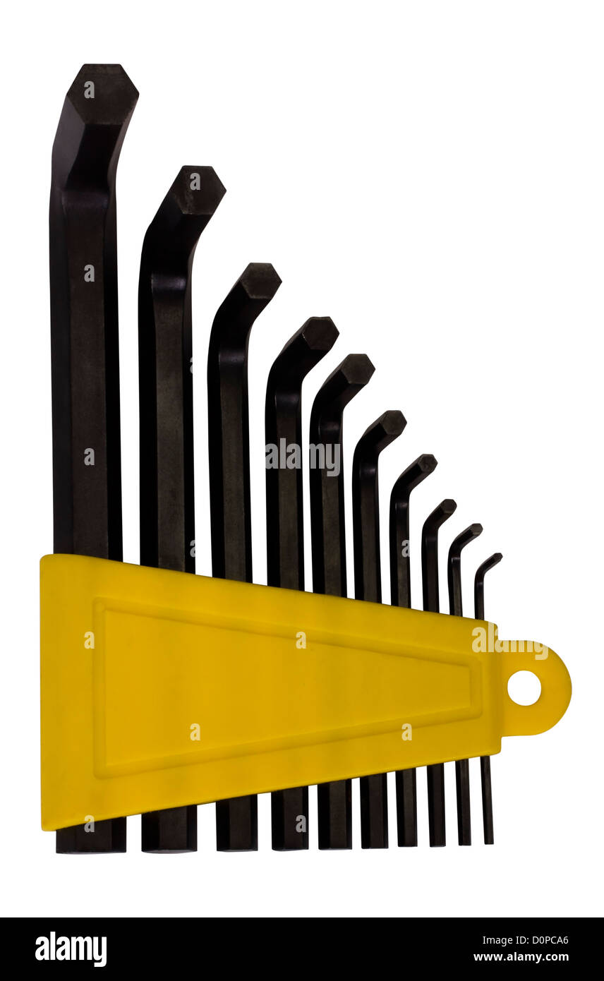 Collection of Allen keys Stock Photo Alamy