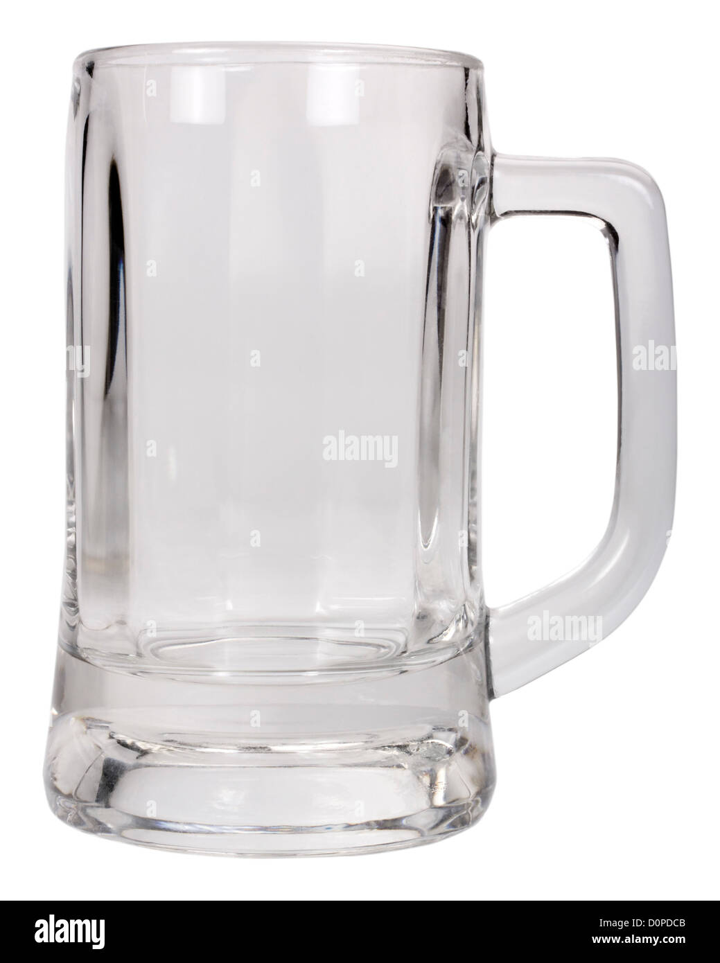 Closeup of an empty beer mug Stock Photo Alamy