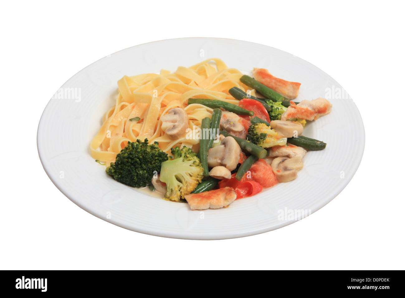 Healthy dish in restaurant Cut Out Stock Images & Pictures - Alamy
