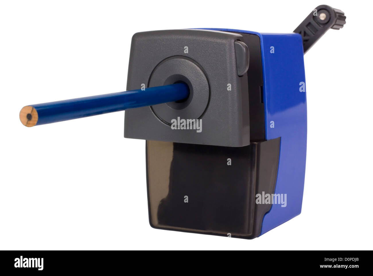 Pencil inside a pencil sharpener Stock Photo Alamy