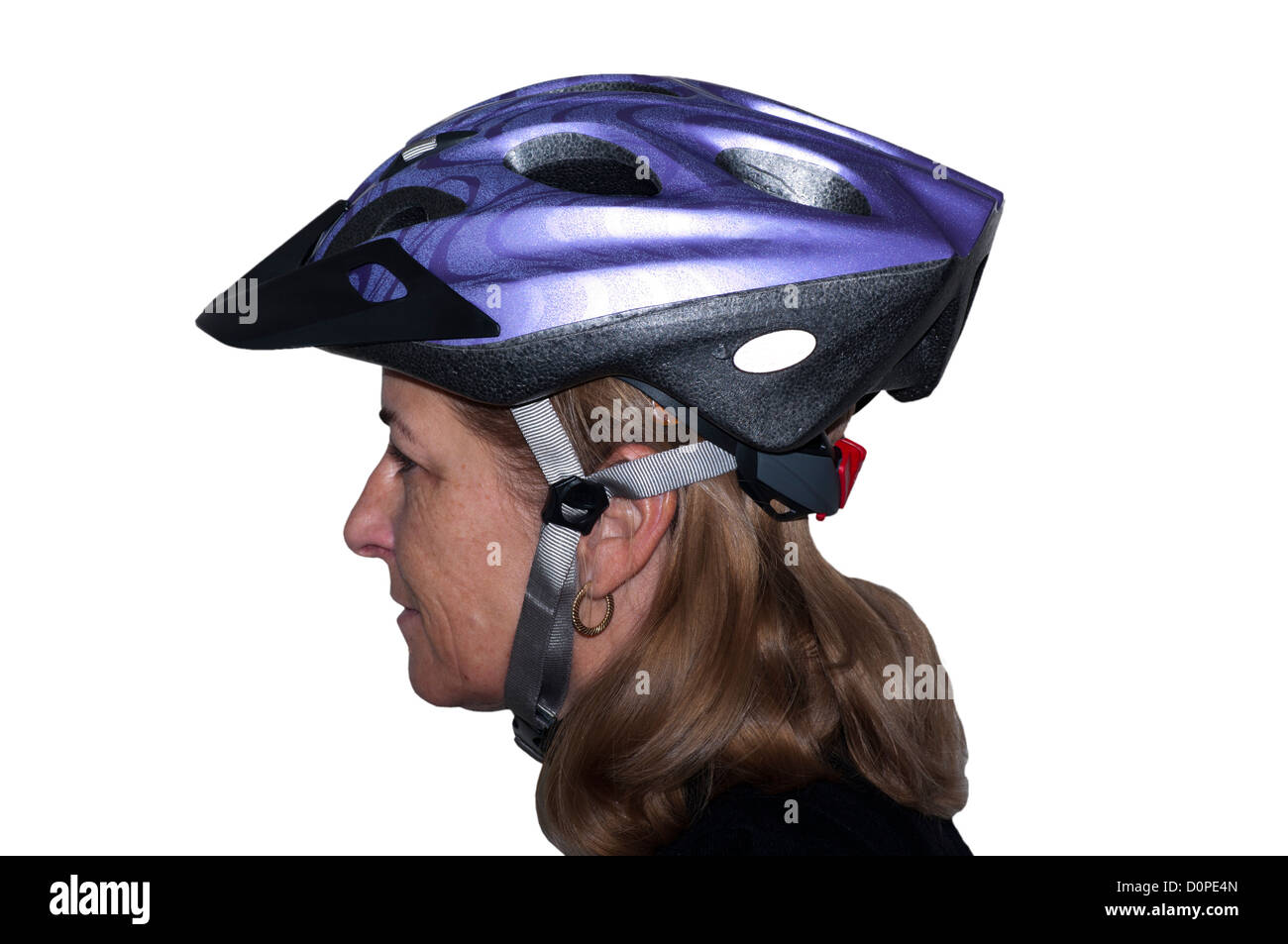 White cycle helmet hi res stock photography and images Alamy