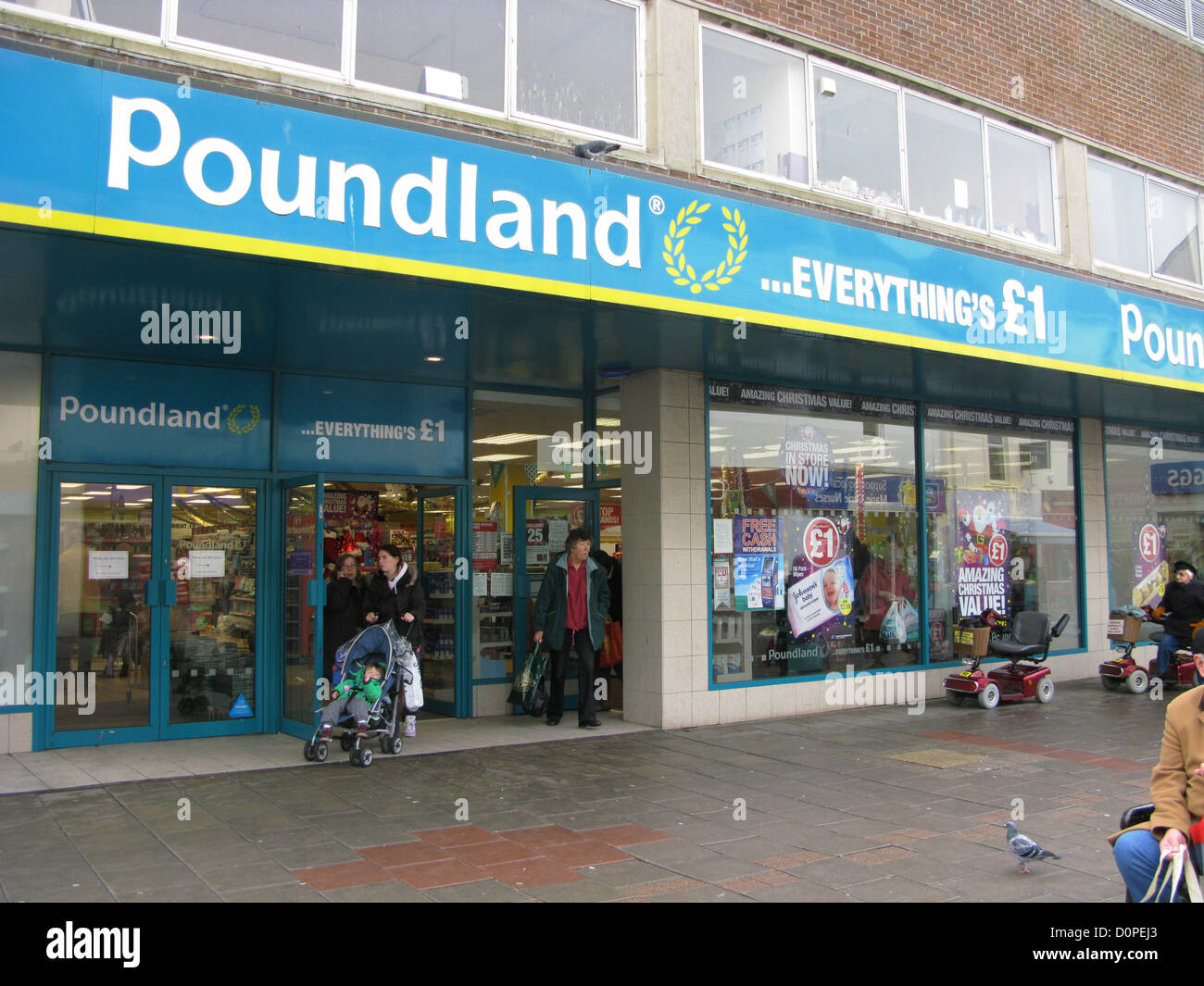 Poundland discount store shop Worthing West Sussex UK Stock Photo Alamy