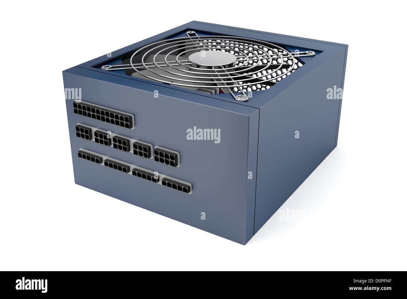 Modular computer power supply back view Stock Photo Alamy