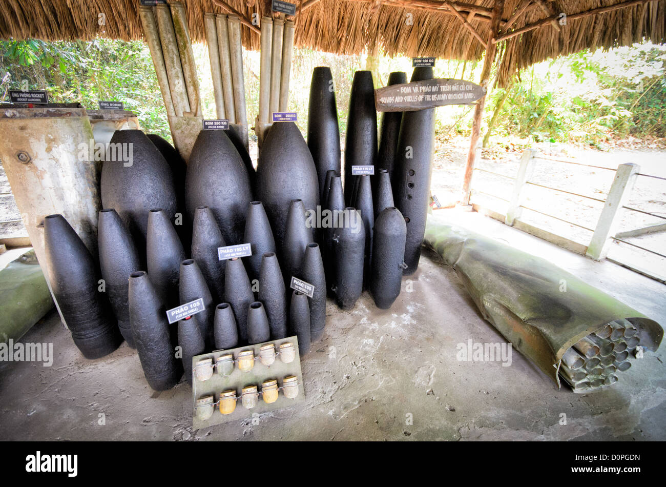 Vietnam War Ordnance Cu Chi Tunnels Ho Chi Minh City // HO CHI MINH ...