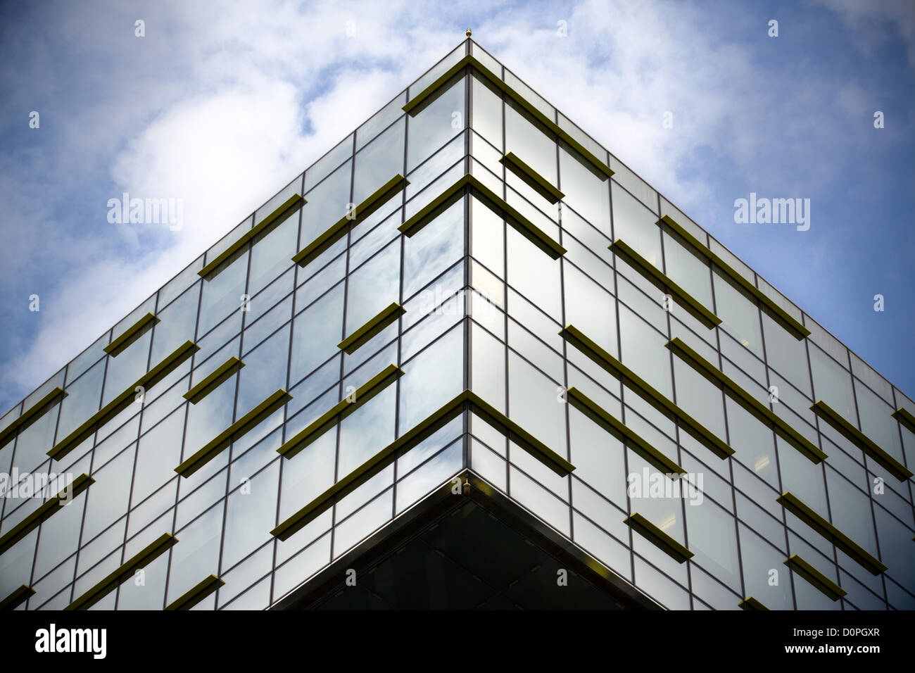 Modern building under a blue sky Stock Photo - Alamy