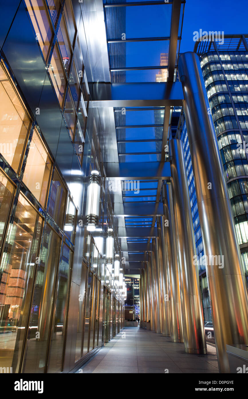 Office buildings in Canary Wharf, London Stock Photo - Alamy