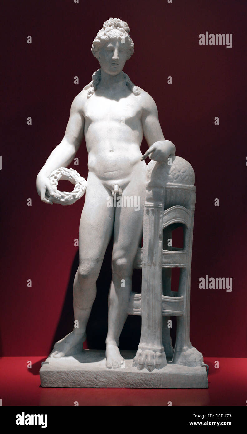 Apollo,ancient marble roman sculpture Stock Photo - Alamy