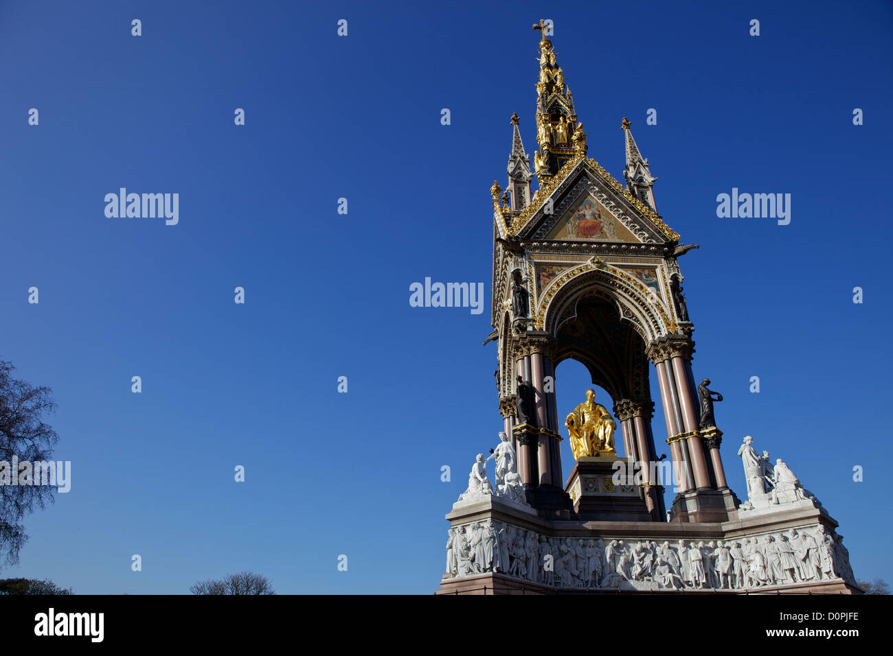 Albert Memorial Kensington Gardens Hyde Park London UK Stock Photo Alamy