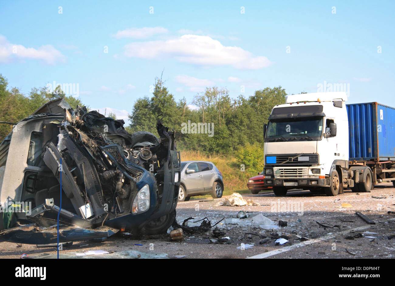 road damage Stock Photo