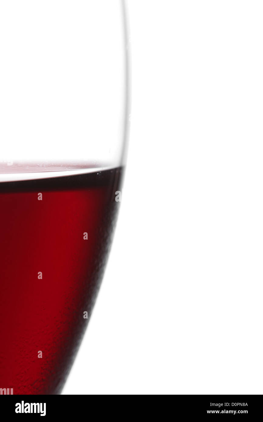 Red wine glass portion Stock Photo Alamy
