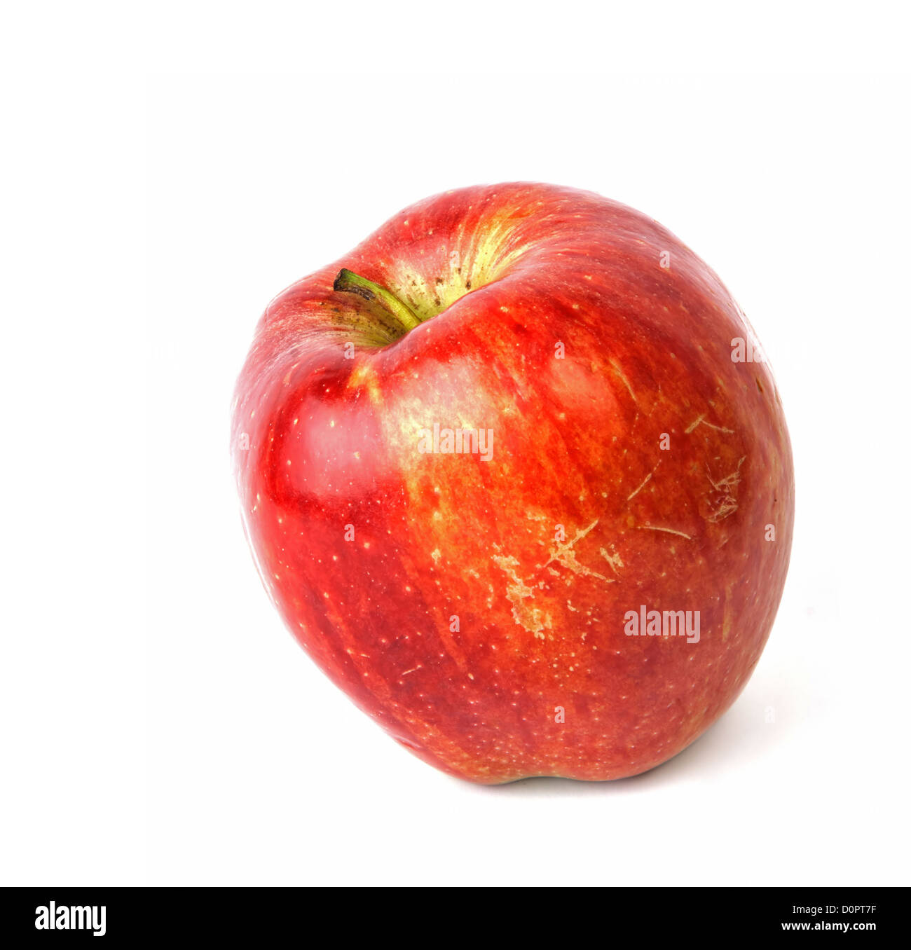Red apple with bite Cut Out Stock Images & Pictures - Alamy