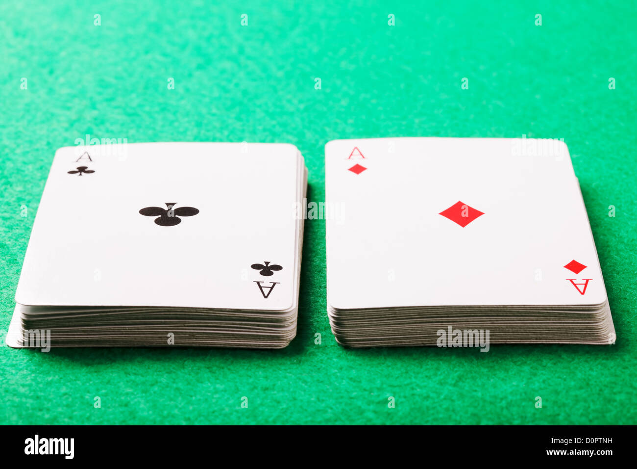 Two card decks Stock Photo Alamy