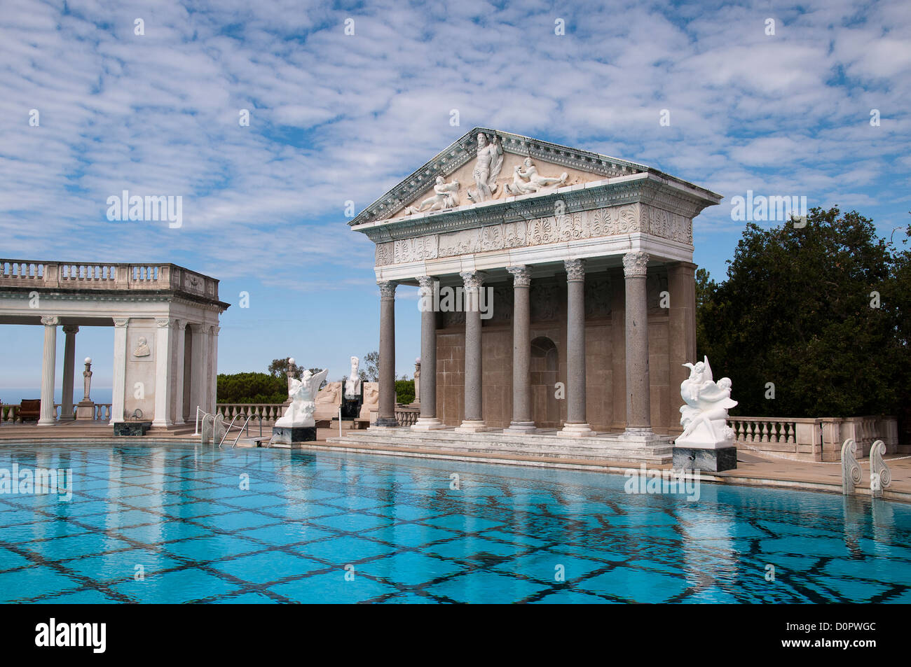 Hearst Castle is a National and California Historical Landmark mansion