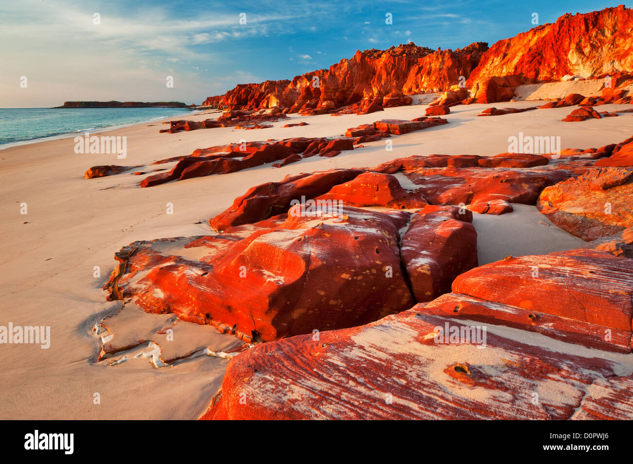 Red cliffs at Cape Leveque on Dampier Peninsula Stock Photo Alamy