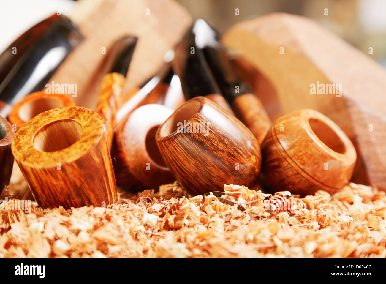 Collection of smoking pipes Stock Photo Alamy