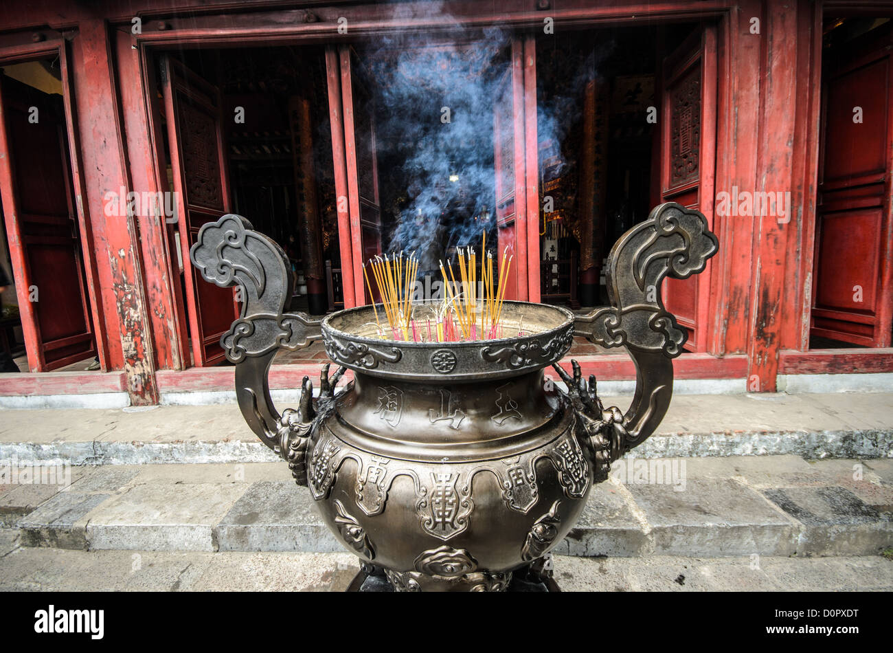 Hanoi Temple Incense High Resolution Stock Photography and Images - Alamy