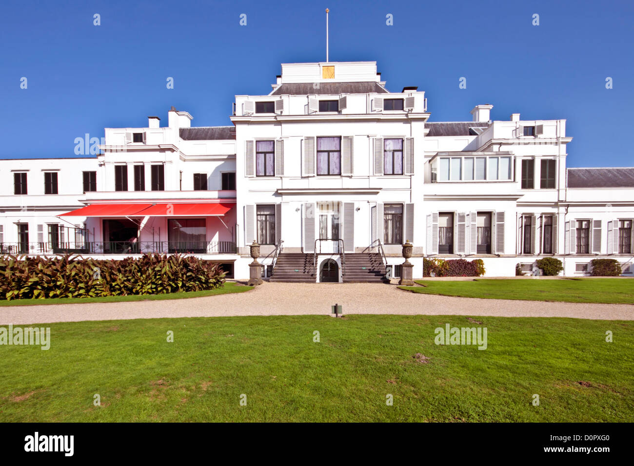 Palace Soestdijk, the former residence of Dutch royal family Queen Juliana, Bernard and their children Stock Photo