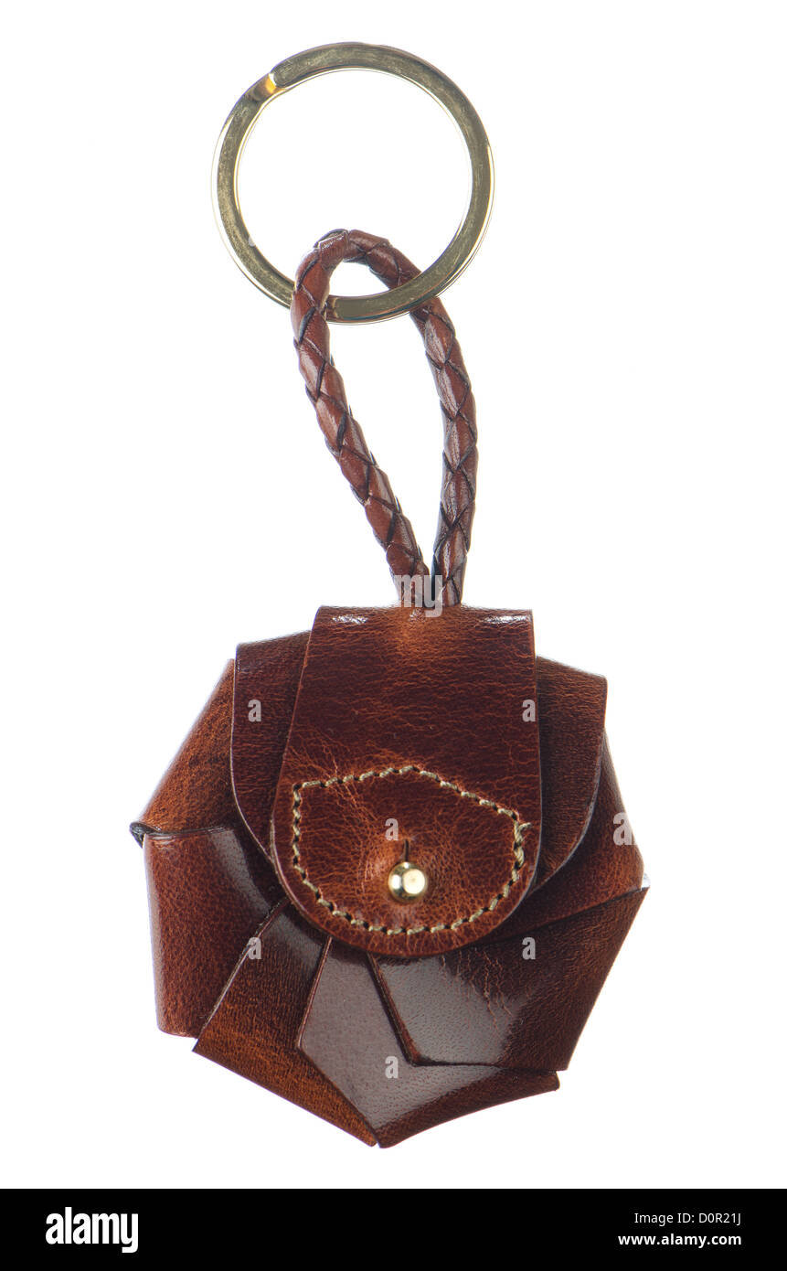 Leather key chain Stock Photo Alamy