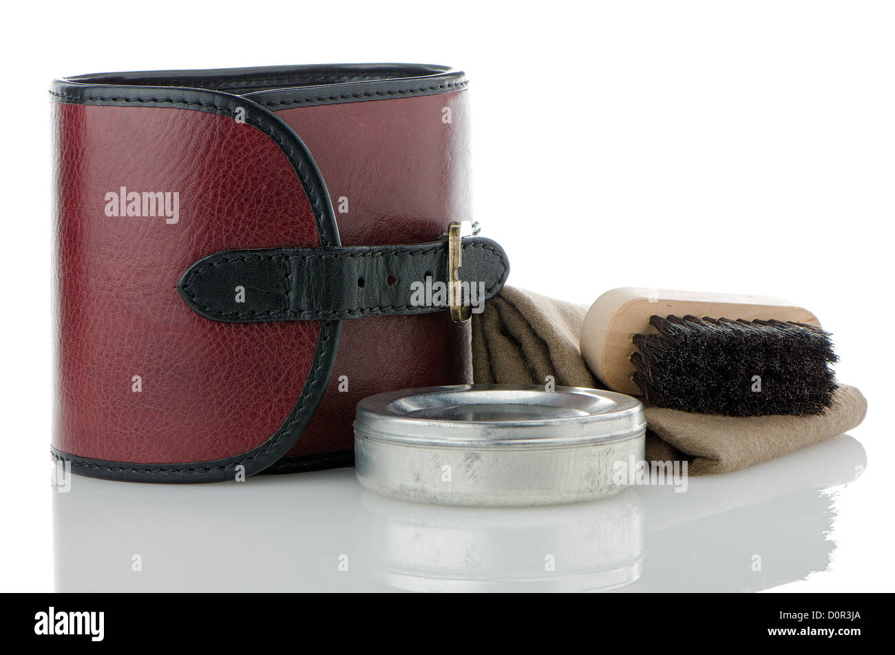 Shoe polish accessories Stock Photo Alamy