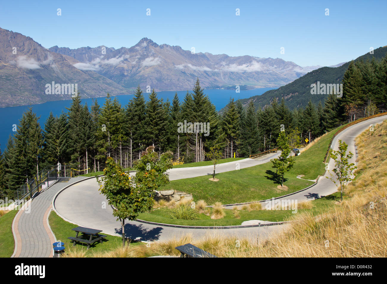 Luge, Queenstown Stock Photo