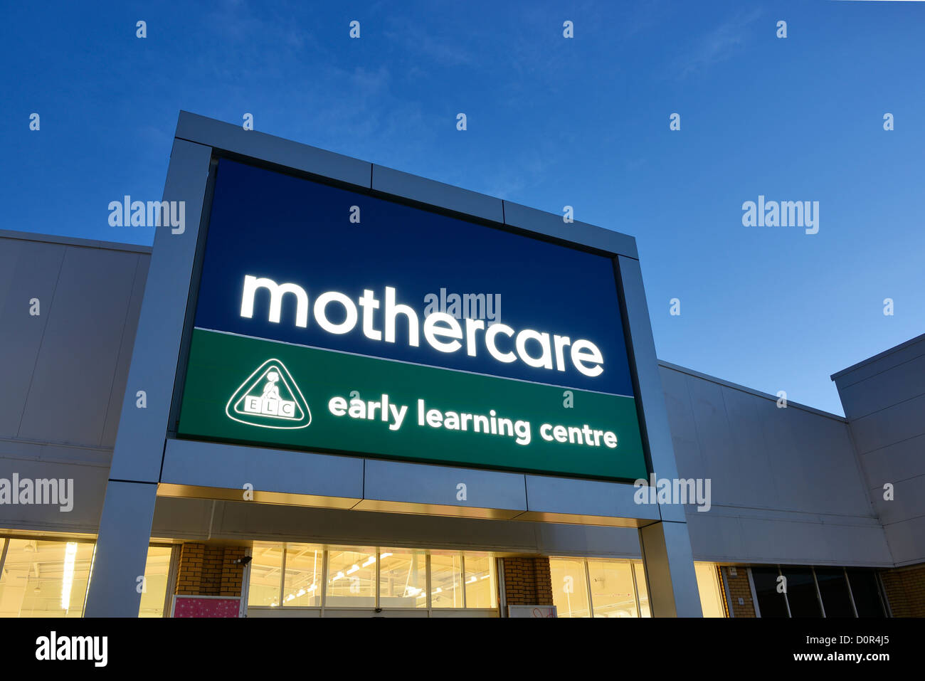 Mothercare and Early Learning Centre retail unit shop entrance Stock Photo