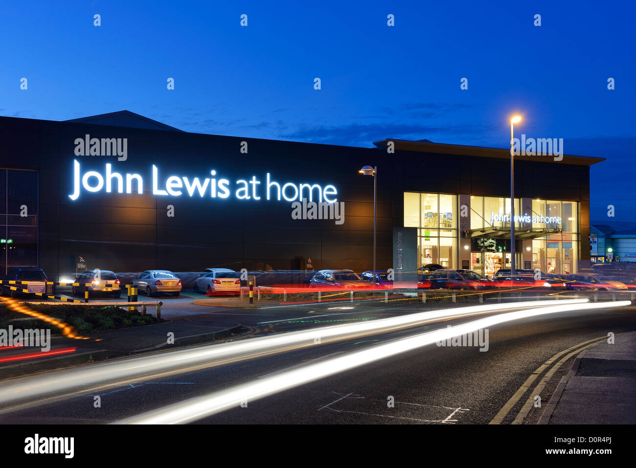 John Lewis at Home retail unit shop entrance in Chester Stock Photo