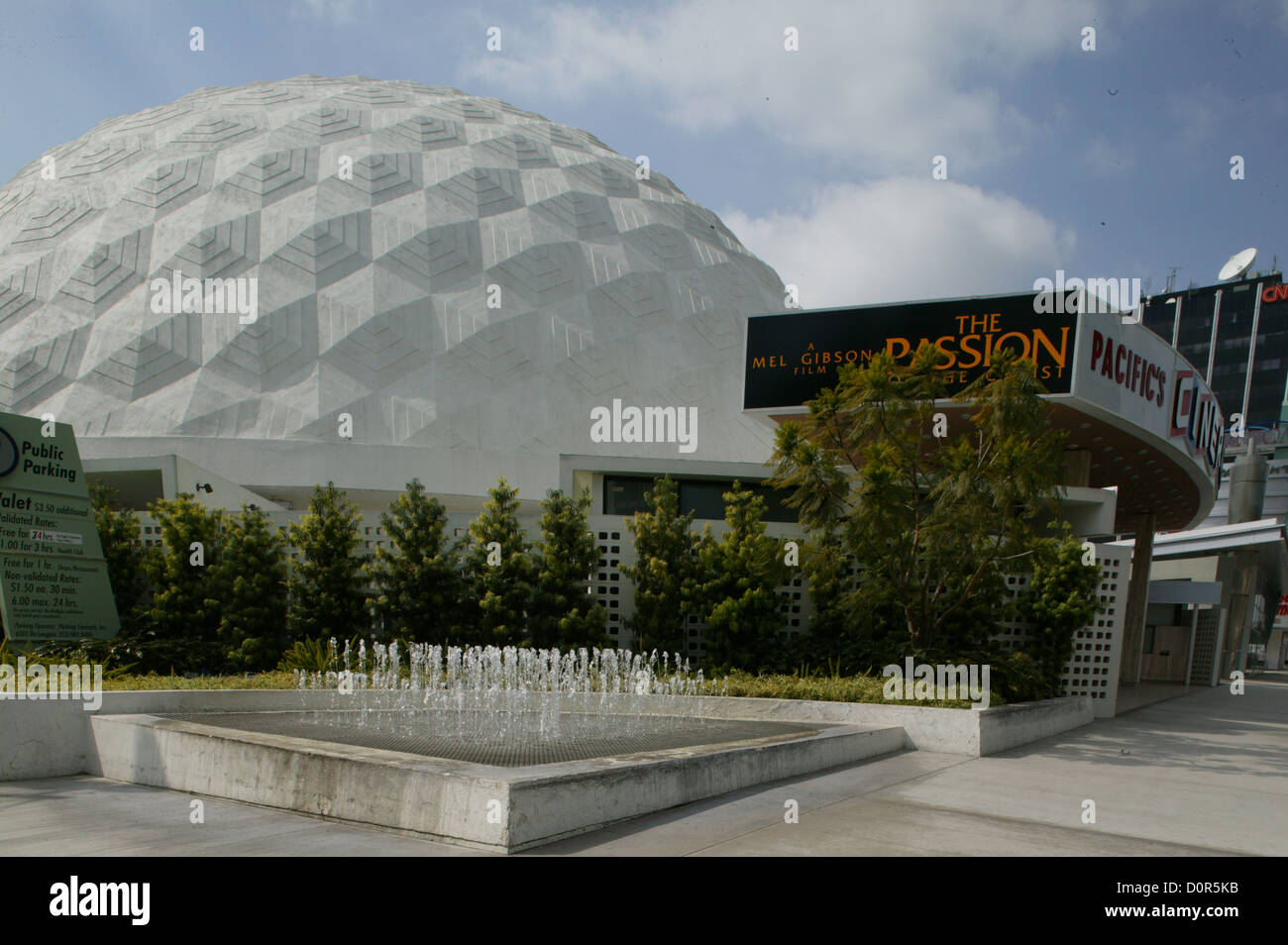 Cinerama Dome movie theater in Hollywood, CA Stock Photo