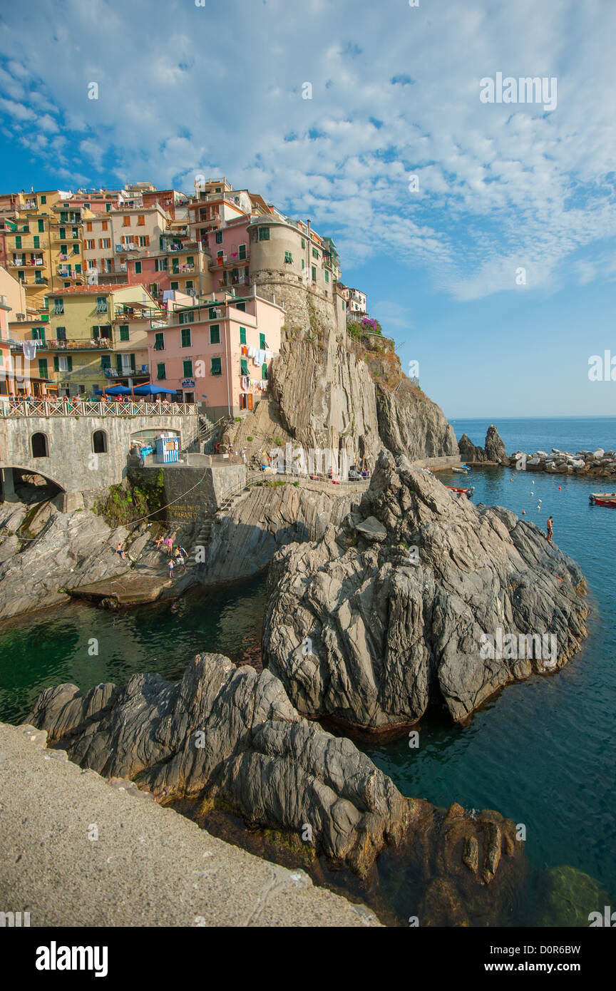 Village of Manarola, Cinque Terre, Italy Stock Photo - Alamy