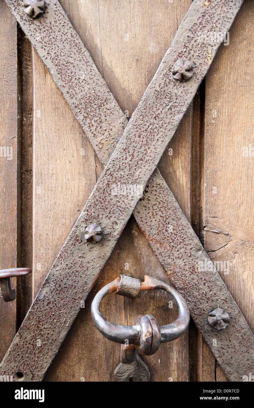 A medieval door lock from a Castle in Germany Stock Photo Alamy