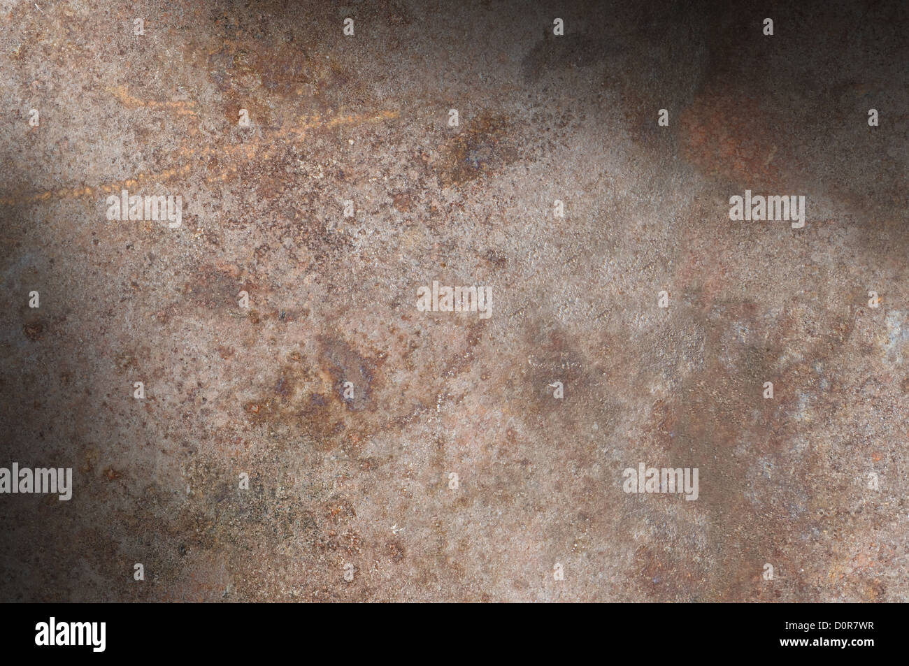 Grungy distressed iron surface seamlessly tileable texture Stock Photo