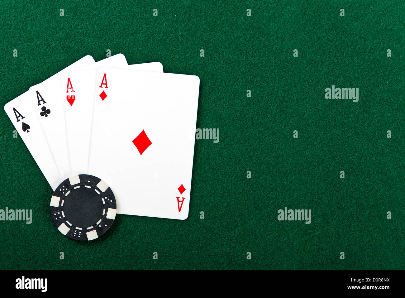 Chip and cards for the poker Stock Photo Alamy