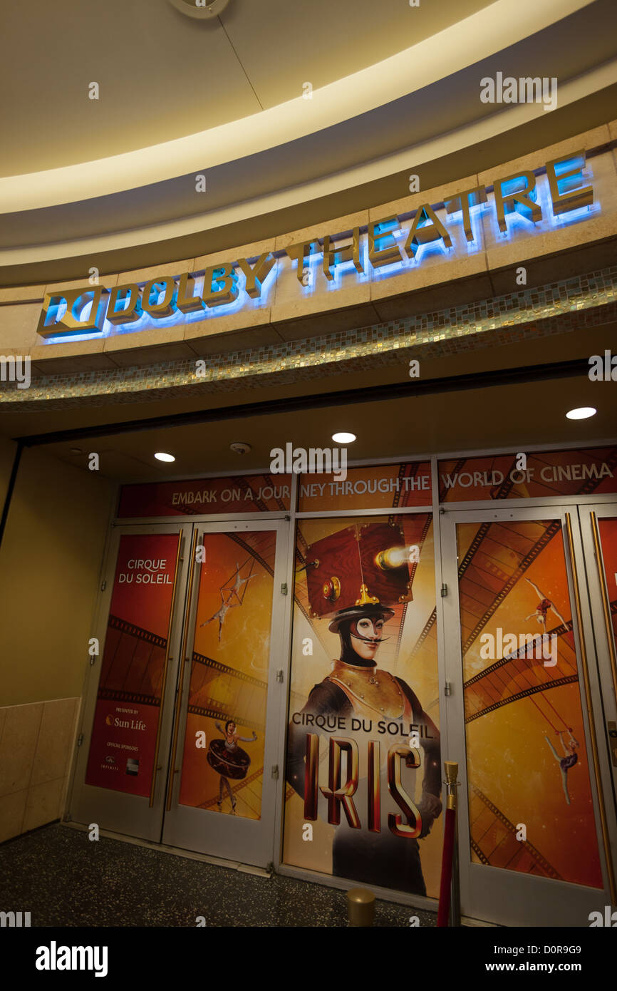 Dolby Theatre (formerly Kodak Theatre) at Hollywood & Highland Center in Hollywood, Los Angeles, CA Stock Photo