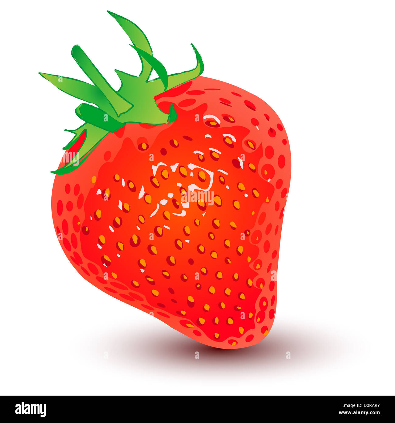 Isolated artistic strawberry hi-res stock photography and images - Alamy