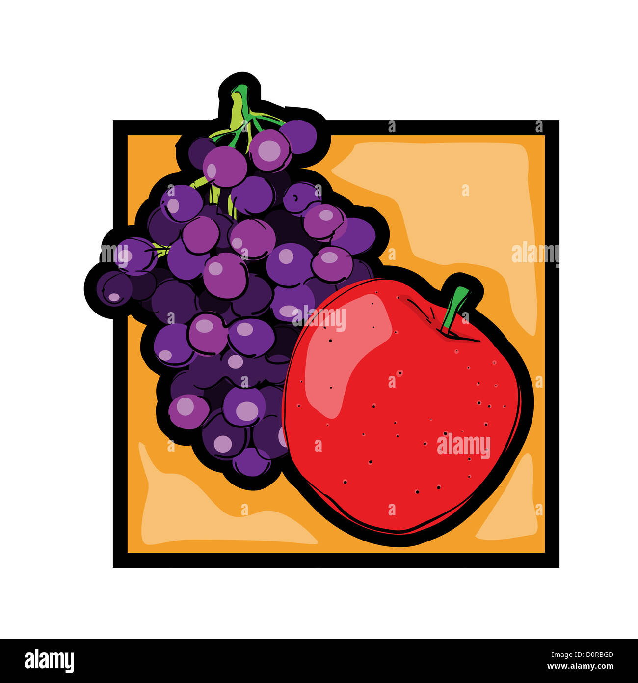 Fruits drawing Cut Out Stock Images & Pictures Alamy