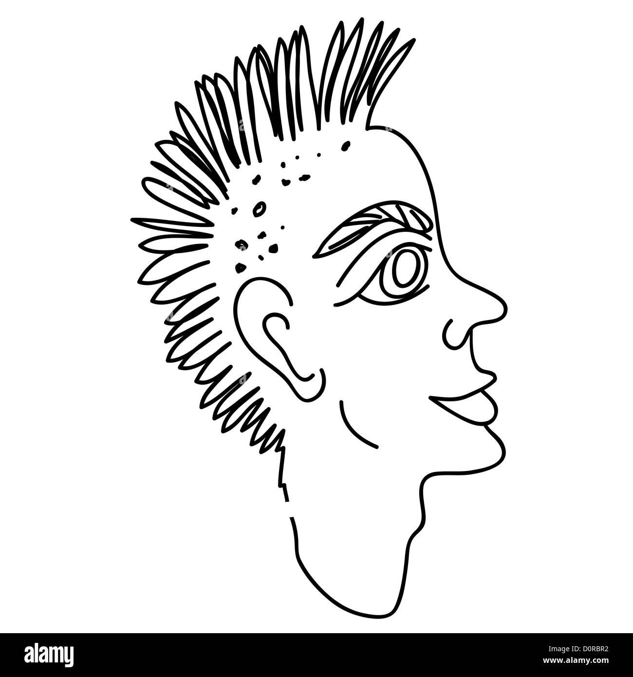 Simple head sketch hi res stock photography and images Alamy Simple head sketch hi res stock photography and images Alamy
