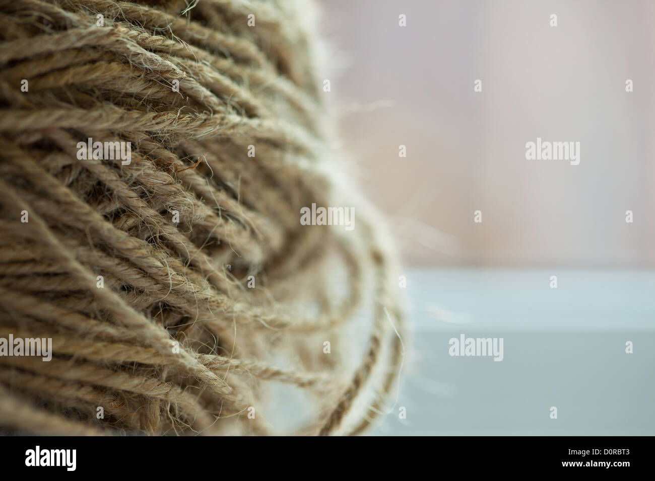 hank of coarse rope, texture Stock Photo - Alamy