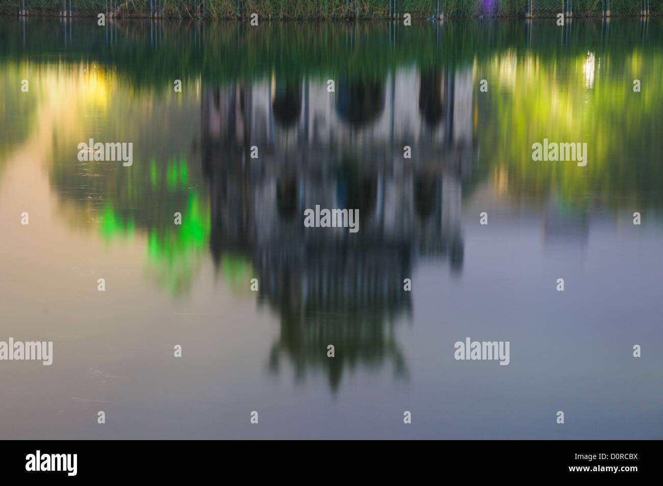 Turtle Tower Reflection Hoan Kiem Lake Hanoi Vietnam // HANOI, Vietnam ...